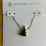 Kendra Scott NWOT Gold and Green Tree Necklace Photo 1