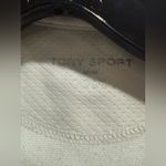 Tory Burch  Tory Sport Tech Tank Top – White with Navy Trim Size M Photo 4