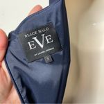 Black Halo EVE navy and red hi low bottom black tie event gown sz 2 Photo 10