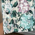 J.Jill  Floral Spring Blue Pink Flowers Linen Stretch Pants Size Large EUC #2778 Photo 2