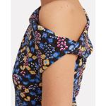 💕ATLEIN💕 Off Shoulder Twist Dress ~ Blue Floral Print 38 One Shoulder Neoprene Size undefined Photo 4