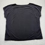 Pure Jill Sand Washed Tencel Modal Blend Short Sleeve Top Women's M Gray Size M Photo 7