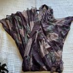 ASOS cowl neck bias maxi dress with frills and mixed fabric Photo 4