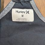 Hurley  Overalls Women's Size Medium Black 100% Cotton Front Zip Adjustable‎ Photo 5