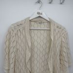 st. john's bay Cream Crochet Cardigan Open Sweater Size 2X Plus Coquette Photo 1