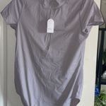 Sally Mae Maternity Ribbed Bodysuit Gray Size 14 Photo 0