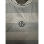 Lululemon Swiftly Tech Tank Top Women's Gray Yellow Striped Racerback Training Photo 4