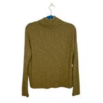 BP Olive Green Cozy Ribbed Knit Turtleneck Top Blouse Photo 7