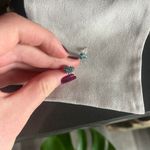 Kohls Blue Stud Heart Earrings  Photo 2