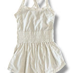 Free People  Movement FP‎ Movement White Romper Small Cross Back Skirted Playsuit Photo 0