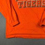 Jansport Vtg Auburn Tigers  Medium Orange Long Sleeve Tee Front Back Graphic Photo 5