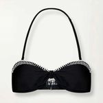 Lemlem  AVA Bandeau Top, Sofia Black, Large, $135 Photo 0