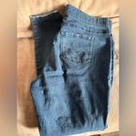 Hue  Women's pull up comfy Blue Jeans Photo 2