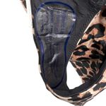 Ganni Leopard Print One Piece Swimsuit Tie Front Keyhole Size 38 (US 6) New Photo 3