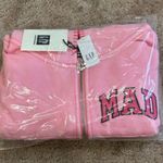Madhappy Gap x  Full Zip Cropped Mad Hoodie Pink Hoodie Women's Size Medium Photo 1