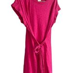 J.Crew women’s pink cotton belted T-Shirt Dress Size Large. Perfect summer dress Photo 0