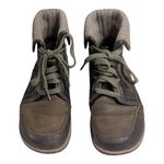 Chacos Chaco Barbary Ivy Green Waterproof Leather Lace-Up Knit Cuff Hiking Boots 8.5 Photo 1