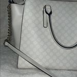Nine West White Satchel Chic Structured Design Photo 4