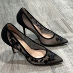 Stuart Weitzman black mesh high heels size 7.5 Photo 1