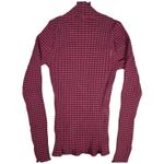 J.Crew  Pointelle knit turtleneck in Jade Stripe Navy‎ Berry XS NWT Photo 1