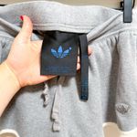 Adidas originals blue version waffle knit crop top dolphin hem shorts set gray M Size M Photo 14
