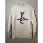 Ouray Yellowstone Club  Cream Crew Neck Sweatshirt Pull Over Sz S $89 MSRP Photo 5