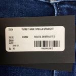 Paige  Stella High Rise Modern Straight Leg Jeans Soleil Destructed Sz 32/14 $239 Photo 7