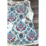 Sundance Catalog Top Women’s Sz XS Thermal BOHO Embroidered Shirt Blue Summer White Photo 4