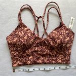 CORE IO Sports Bra Burgundy/Pale Pink Colors‎ Size XS Photo 3