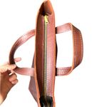 Portland Leather Goods Mini Tote Brown Photo 9