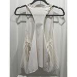Lululemon  Side Pleats Tennis Tank Top in White Sz XL Photo 4