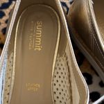 White Mountain  Gold Perforated Flats Photo 1