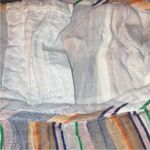 Tularosa  Penelope Multi Striped Printed Cropped Top Ruffle Beach S Photo 8