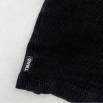 Aritzia TNA HomeStretch™ Ribbed Scoopneck Cropped Tank in Size XS Black Photo 2