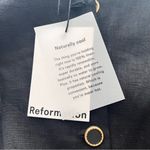 Reformation  Black Linen Aspen Vest. Size 2. New With Tags. Photo 8