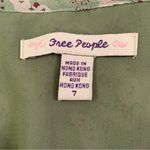 Free People Vintage  Fully Lined Green, Brown and Tan Floral Skirt Size 7 EUC Photo 5