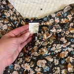 Love Squared Medium Cotton Floral Button Up Blouse Photo 2