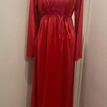 VTG Gilead 70s Fuchsia Hot Pink Deep V Photo 13