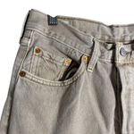 Levi's Levi’s 501 Classic High Rise Straight Leg Tan Jeans Size 29x30 Photo 8