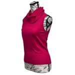 Jeanne pierre Pink Mock Neck Sleeveless Knit Top S | Vintage Preppy Y2K Coastal Photo 2