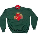 Pleasant Shade Women's XL Green Vintage 90s Granny Cottage Core Sweatshirt Size L Photo 0