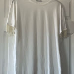 ZARA  Pearl Sleeve‎ Tee Top Photo 0