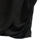 Lane Bryant  Women's Black Draped Knee Length Skirt Size 14/16 Photo 3