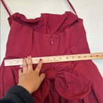 House Of CB  Pandora Berry Strapless Detachable Bow Red Maxi Dress Size L Photo 12