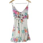 GB Style GB7184PRE Floral Smocked Cutout‎ Dress White Pink Orange Blue Size S Photo 1