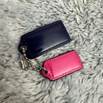 Coach  Ikat Scribble Crossbody Purse Navy Pink Patent Leather Vintage C1376F24446 Photo 12