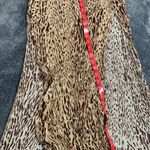 Missguided petite animal print maxi skirt side slits size 4 Photo 4