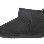 MIA New! Cozy Black Syndee Bootie Faux Fur Lining Slipper - Size 8.5 Photo 0