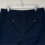 J.Jill Navy Blue Cotton Blend Live-In Chino Women’s Shorts Photo 6
