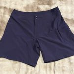 LL Bean Womens Size 12 Nylon Blend Lightweight Hiking Shorts ~Blue~UPF 50+ Blue Photo 0